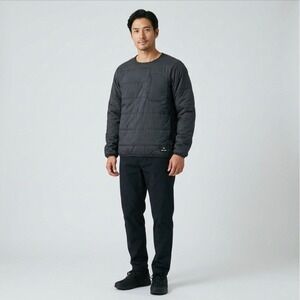 Snow Peak Flexible Insulated Crewneck Pullover Navy - Size: XS/S